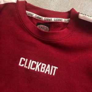 Clickbait Sweatshirt Size S